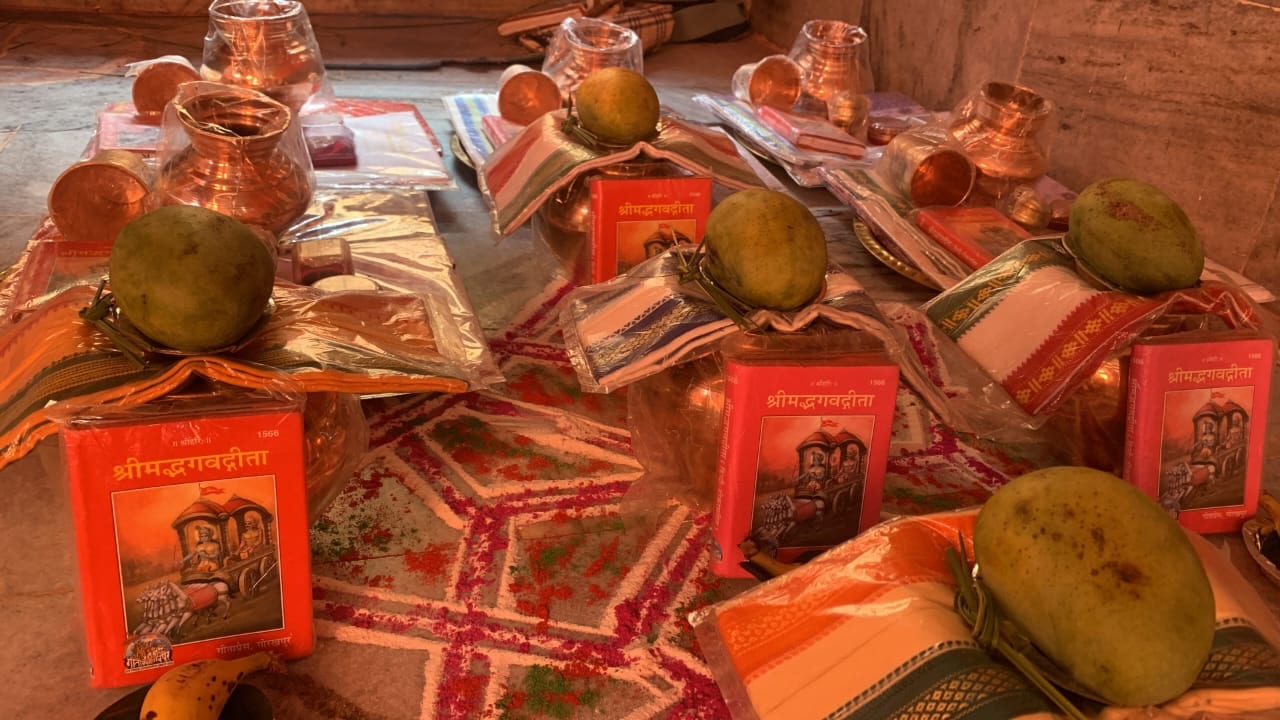 Offerings at the close of the rite